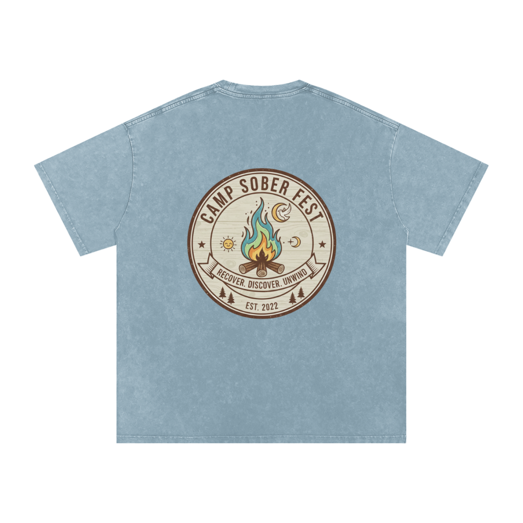 Unisex Recover, Discover, Unwind Oversized Cotton T-Shirt