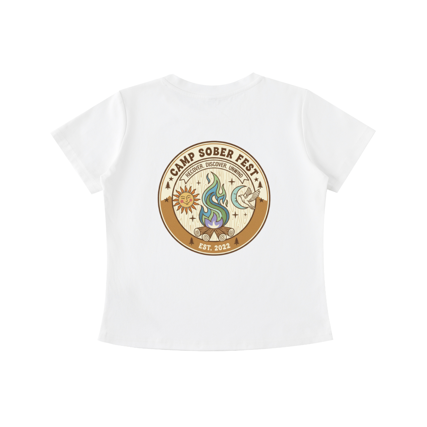 Recover, Discover, Unwind Vintage Wash Slim Fit T-shirt