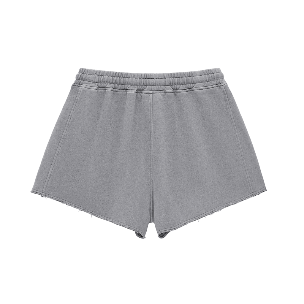 Women's CSF Snow Washed Raw Edge Drawstring Shorts