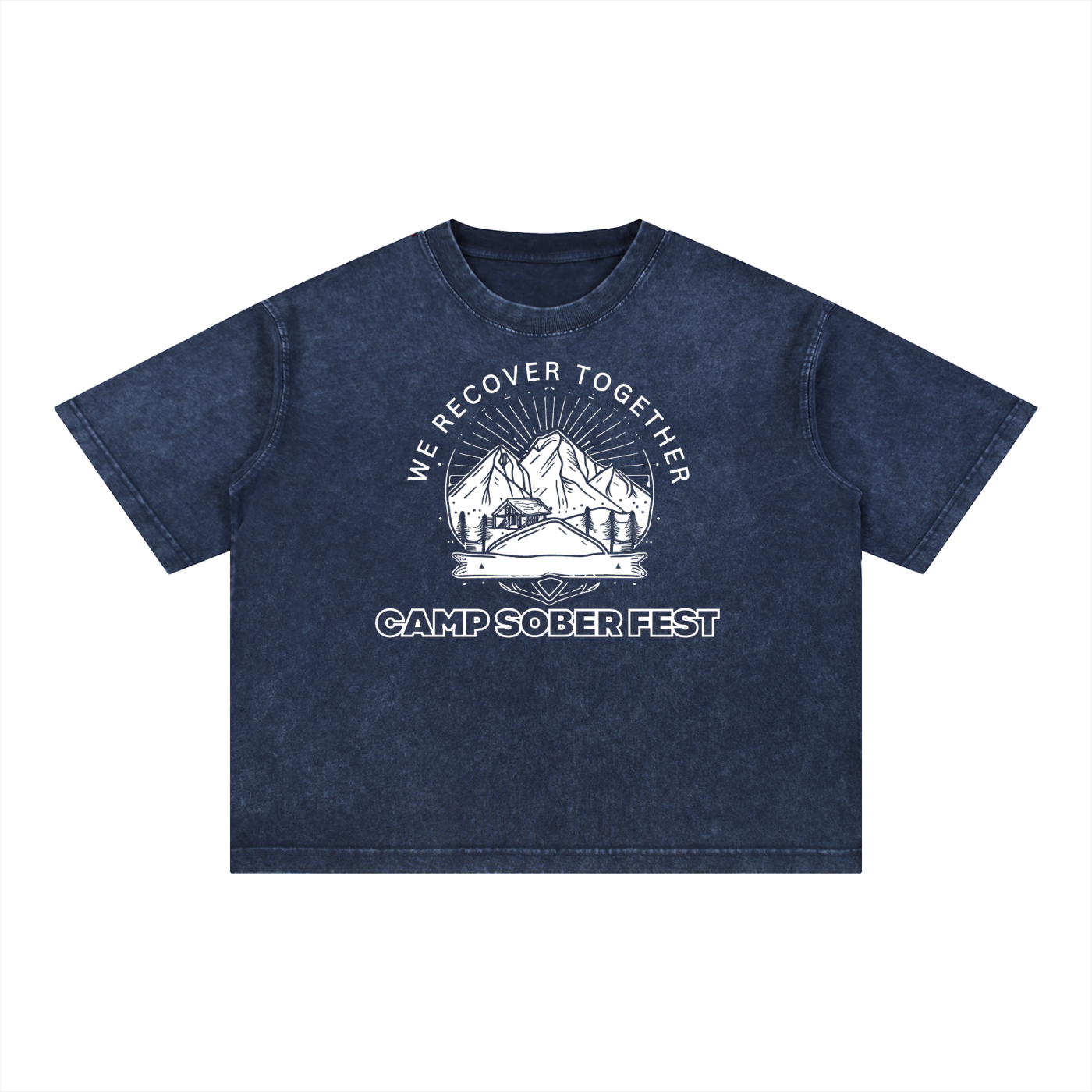 Unisex Recover Together Mineral Wash Boxy Cotton T-Shirt