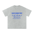 IPMHIYH Snow Washed Boxy Oversized Cotton T-Shirt