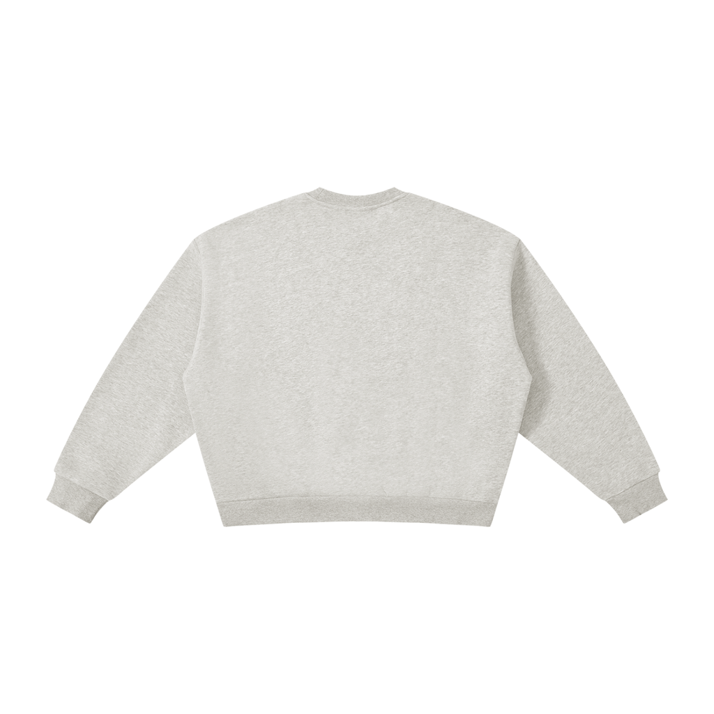 Unisex Life Saving Love Boxy Fleece Crewneck Sweatshirt