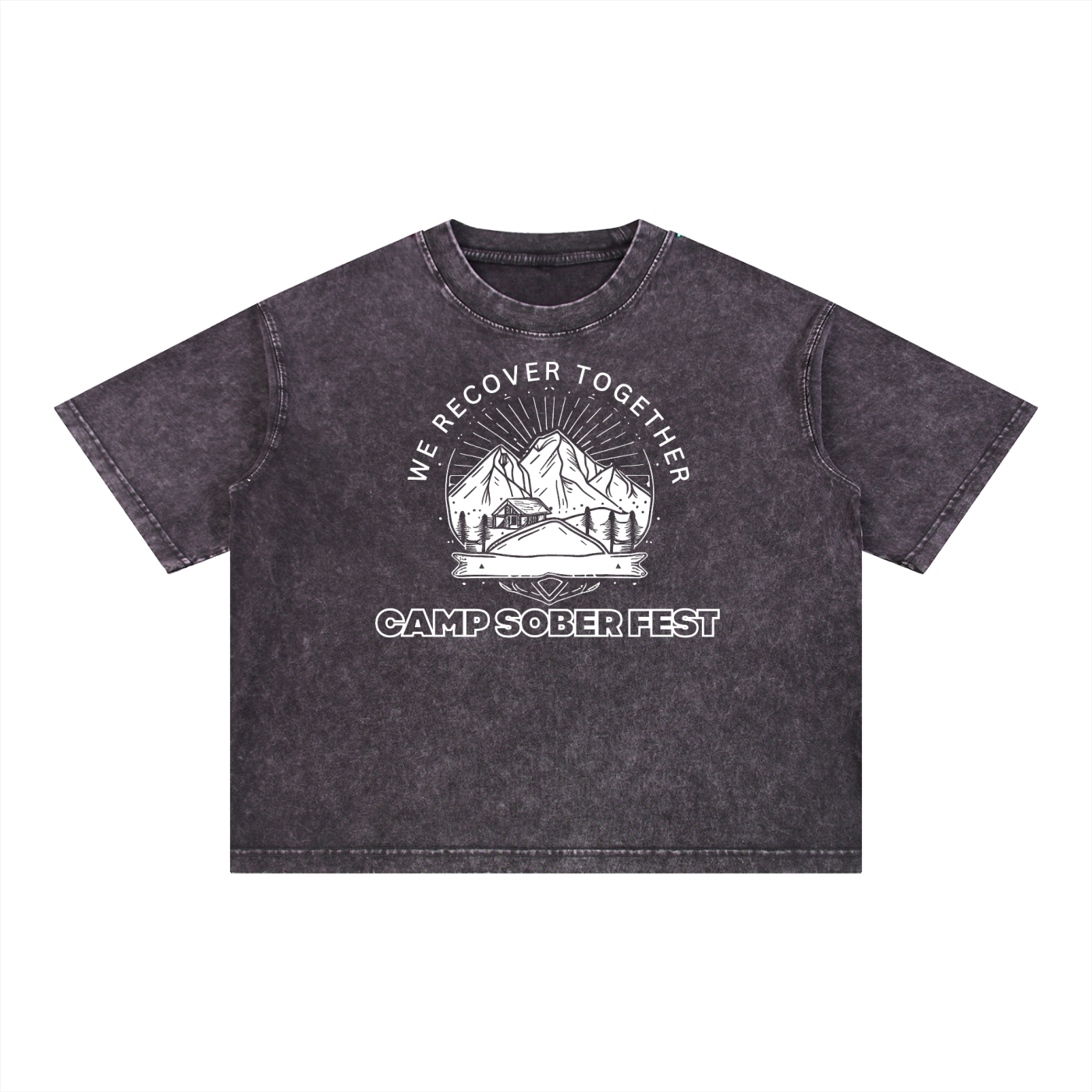 Unisex Recover Together Mineral Wash Boxy Cotton T-Shirt