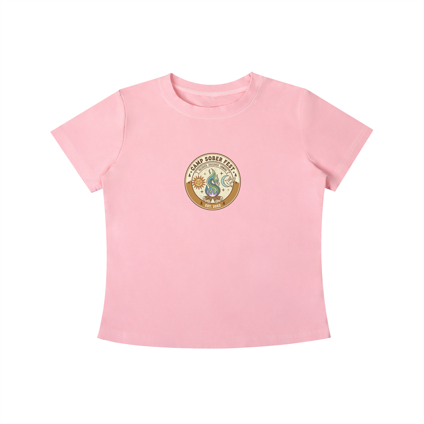 Recover, Discover, Unwind Vintage Wash Slim Fit T-shirt