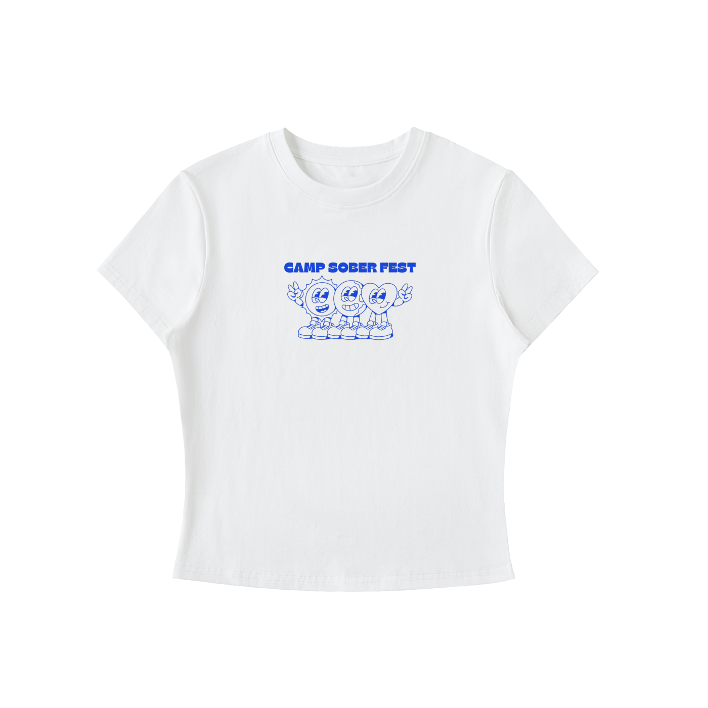 U AND I R LOVE Essential Bodycon Crewneck T-Shirt