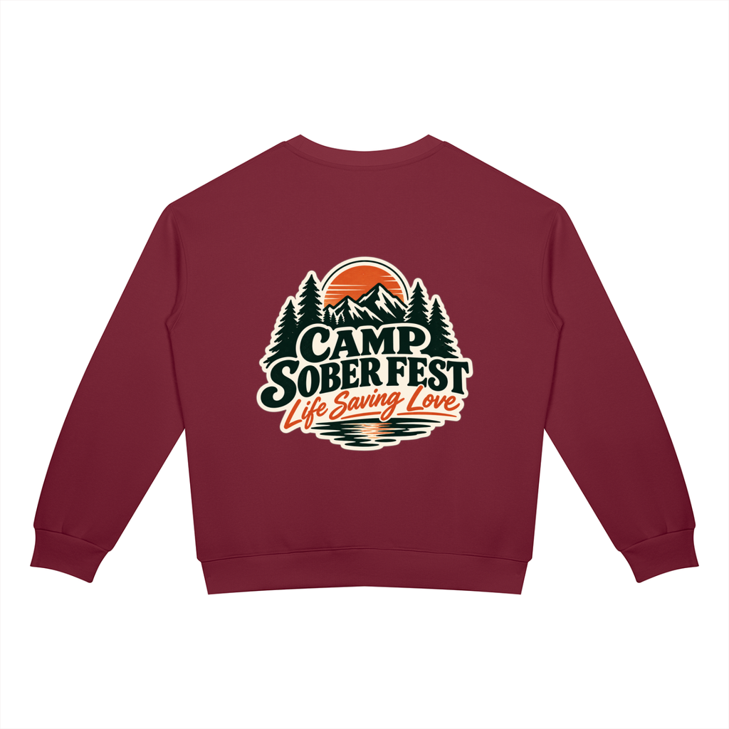 Unisex Drop Shoulder Crewneck Sweatshirt