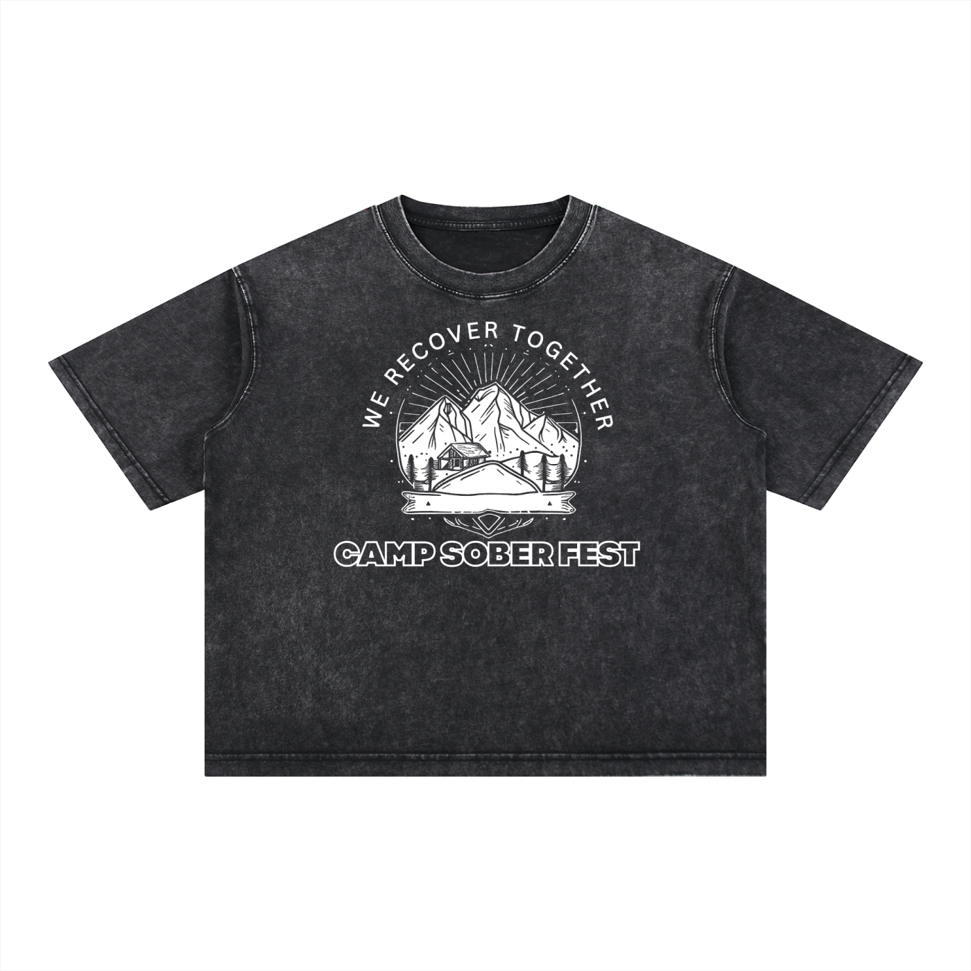 Unisex Recover Together Mineral Wash Boxy Cotton T-Shirt