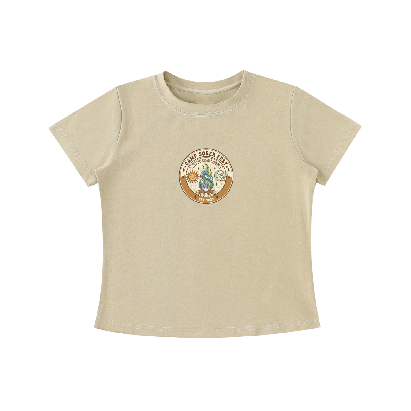Recover, Discover, Unwind Vintage Wash Slim Fit T-shirt