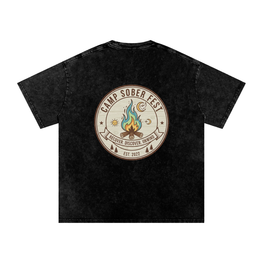 Unisex Recover, Discover, Unwind Oversized Cotton T-Shirt