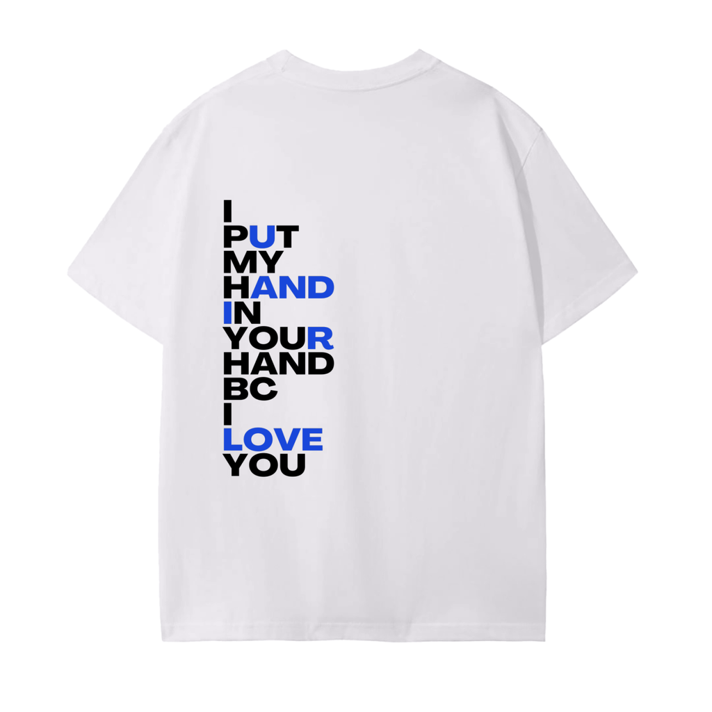 U AND I R LOVE Unisex Seamless Cotton T-Shirt