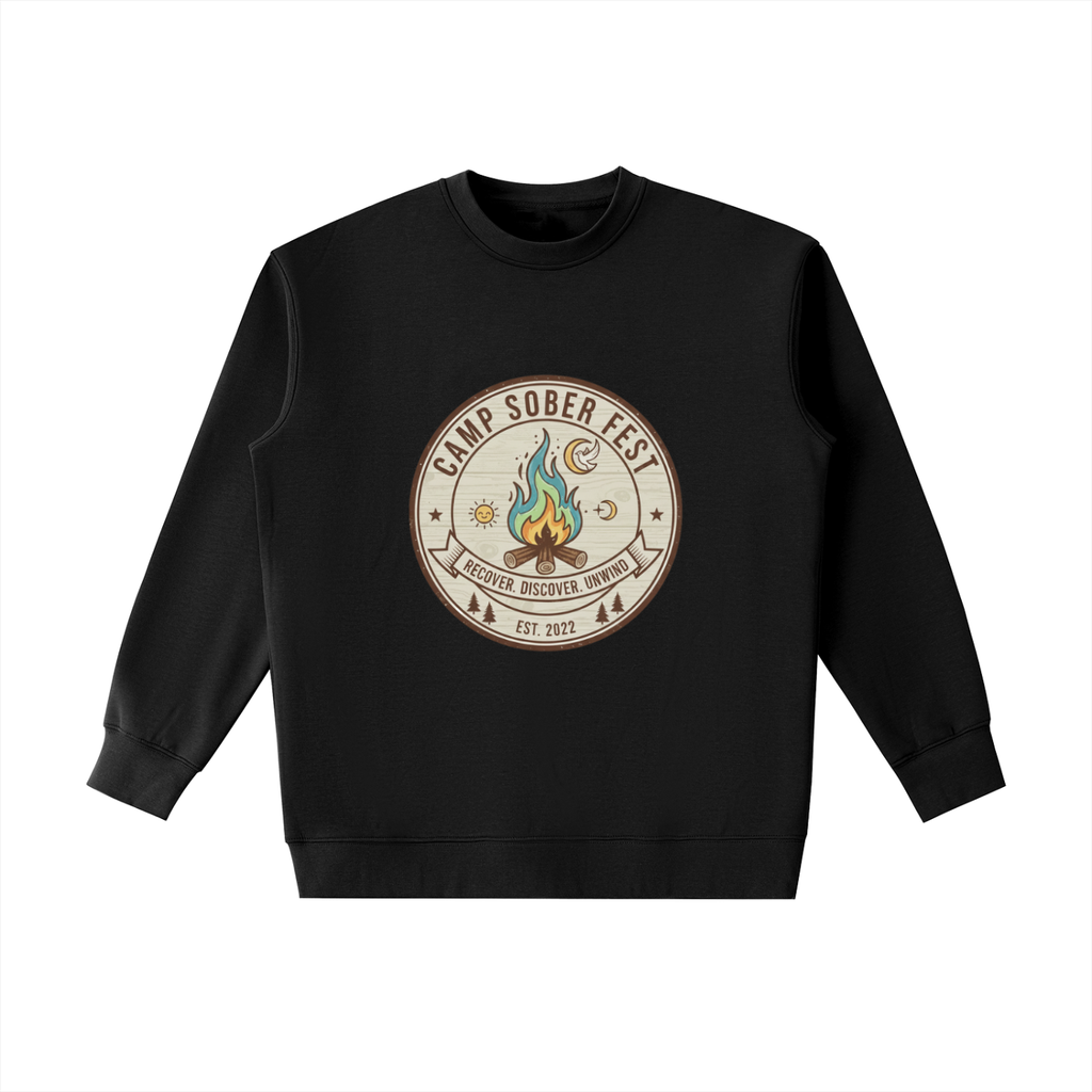 Unisex Recover, Discover, Unwind Heavyweight Crewneck Sweatshirt