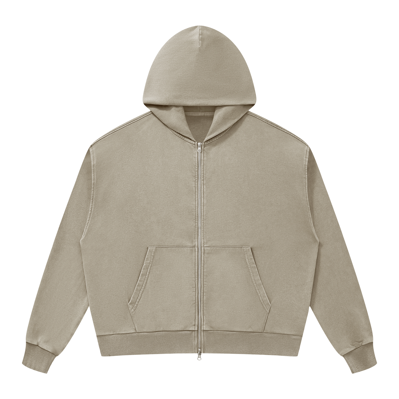 Unisex Life Saving Love Mineral Wash Boxy Full Zip Hoodie