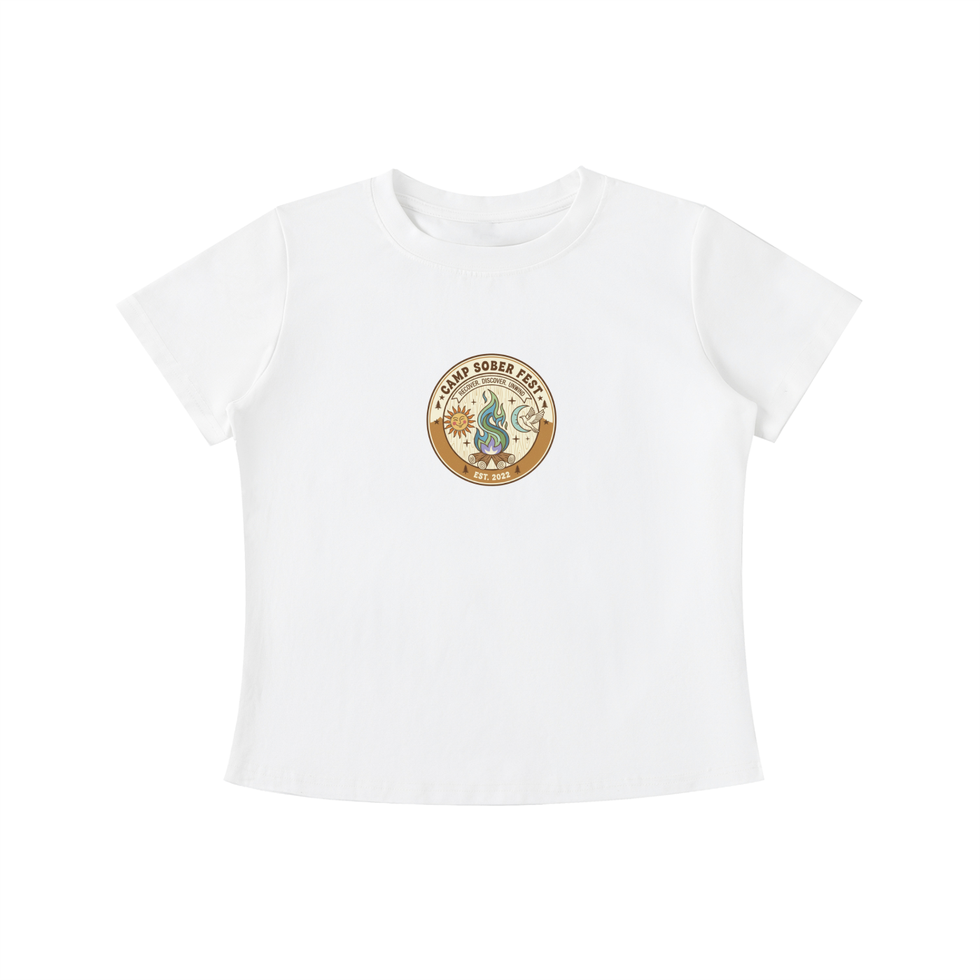 Recover, Discover, Unwind Vintage Wash Slim Fit T-shirt