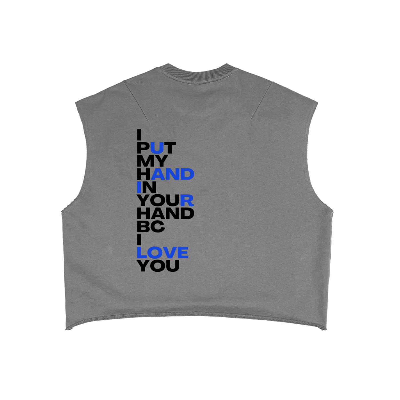 U AND I R LOVE French Terry Boxy Tank Top