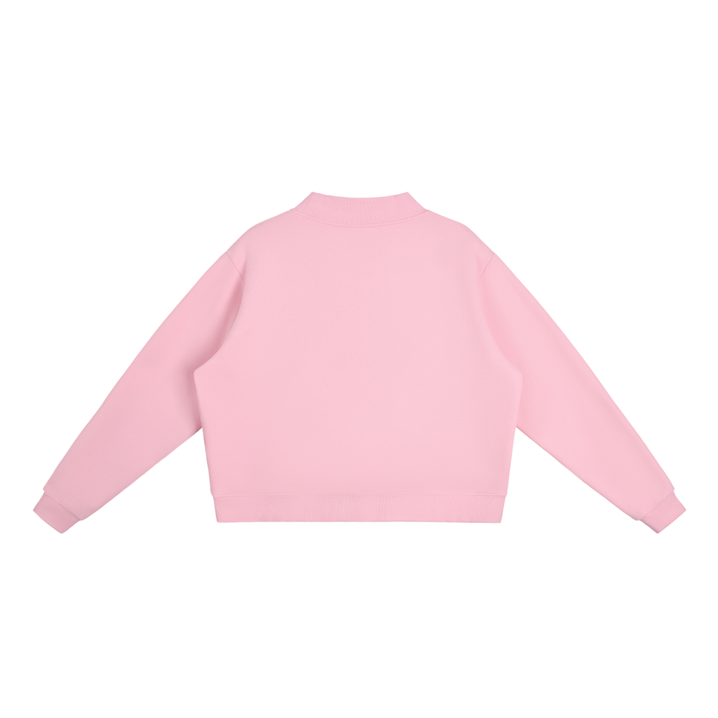 Women's Recover, Discover, Unwind Fleece Mock-Neck Crew Sweatshirt