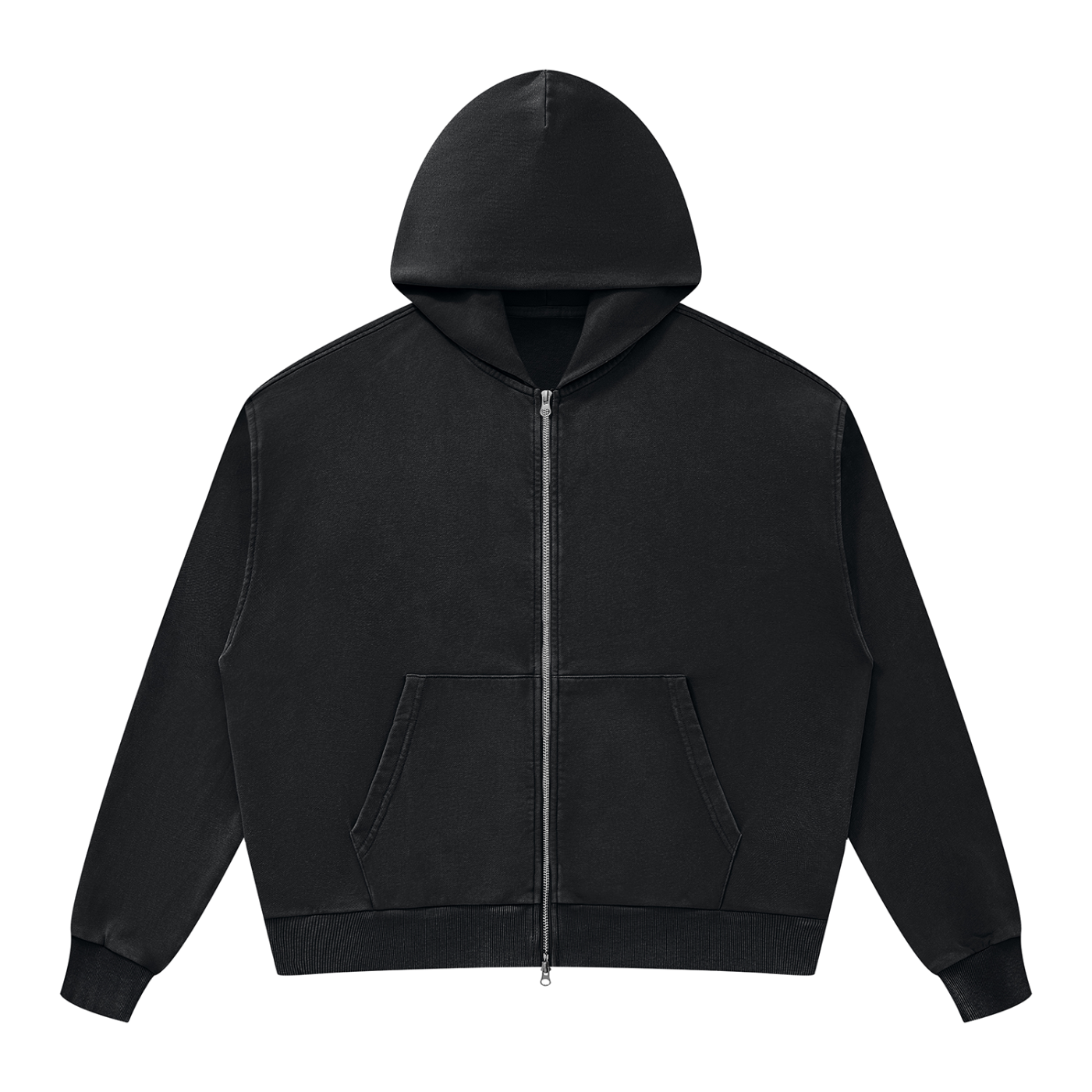 Unisex Life Saving Love Mineral Wash Boxy Full Zip Hoodie