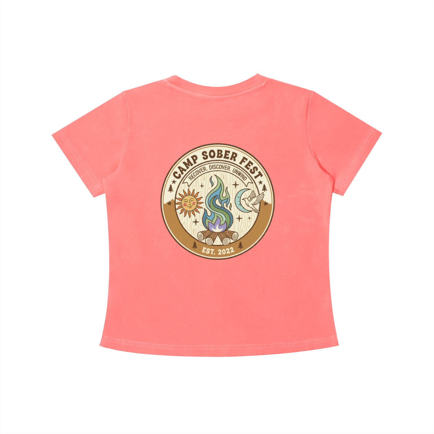 Recover, Discover, Unwind Vintage Wash Slim Fit T-shirt