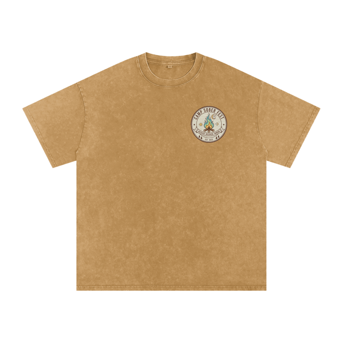 Unisex Recover, Discover, Unwind Oversized Cotton T-Shirt