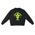 Neon Cowboy Fleece Side Slit Crewneck Sweatshirt