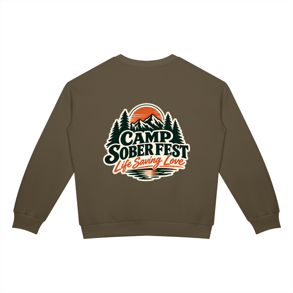 Unisex Drop Shoulder Crewneck Sweatshirt