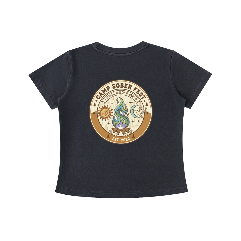 Recover, Discover, Unwind Vintage Wash Slim Fit T-shirt