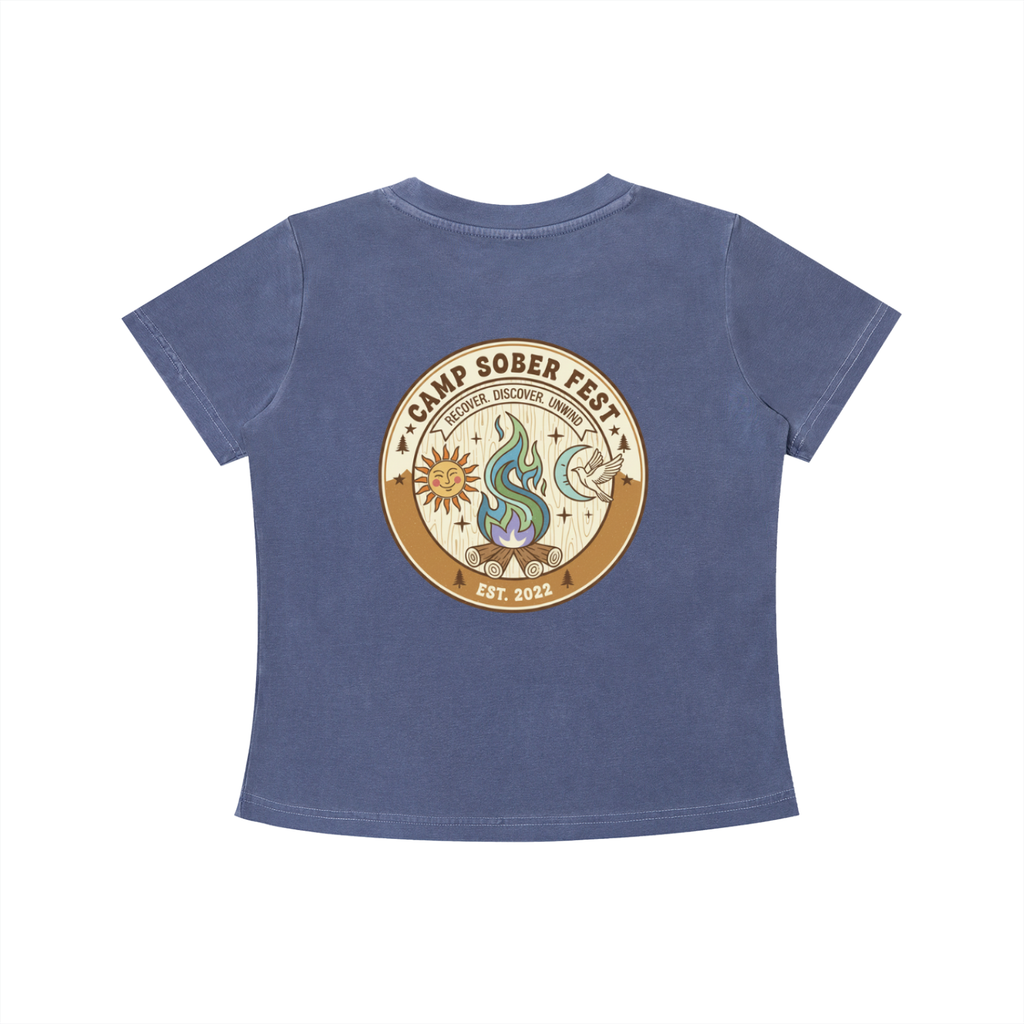 Recover, Discover, Unwind Vintage Wash Slim Fit T-shirt
