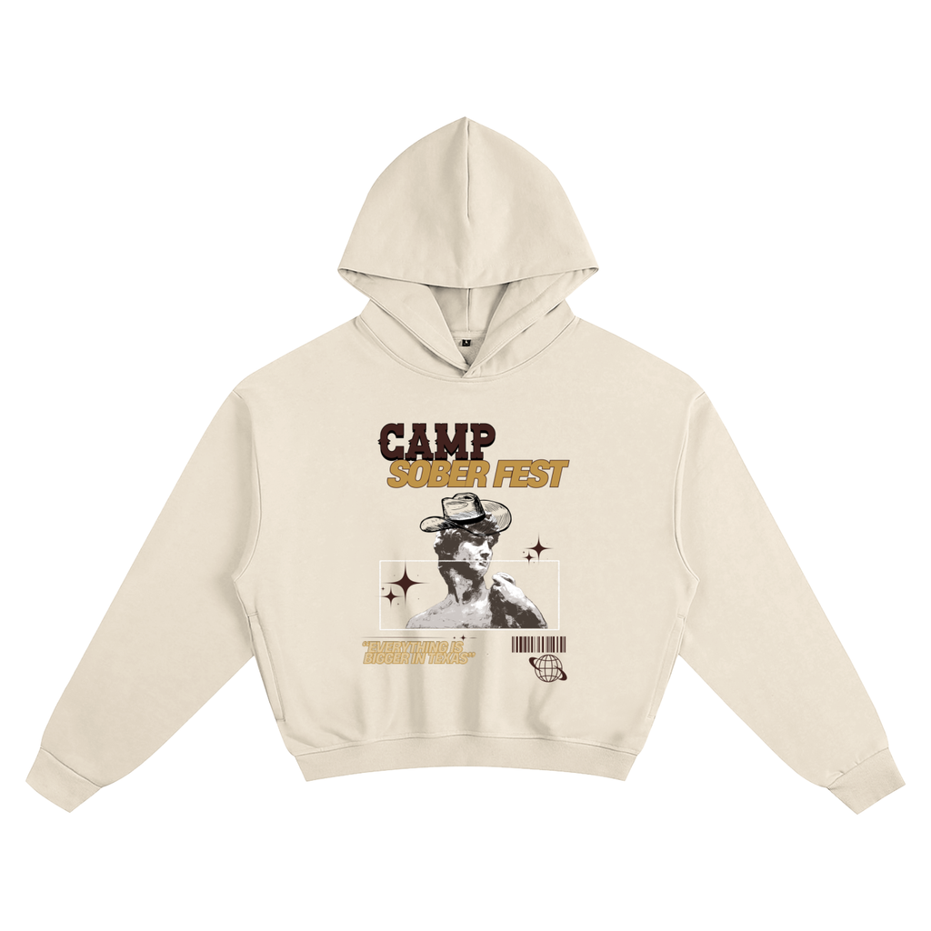 Yeehaw Unisex Cotton Cropped Hoodie