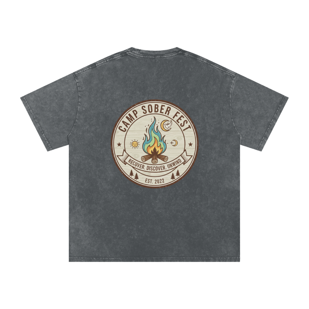 Unisex Recover, Discover, Unwind Oversized Cotton T-Shirt