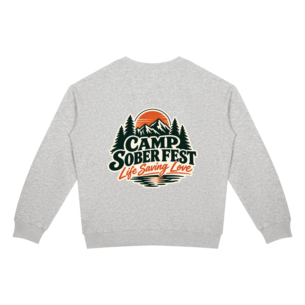 Unisex Drop Shoulder Crewneck Sweatshirt