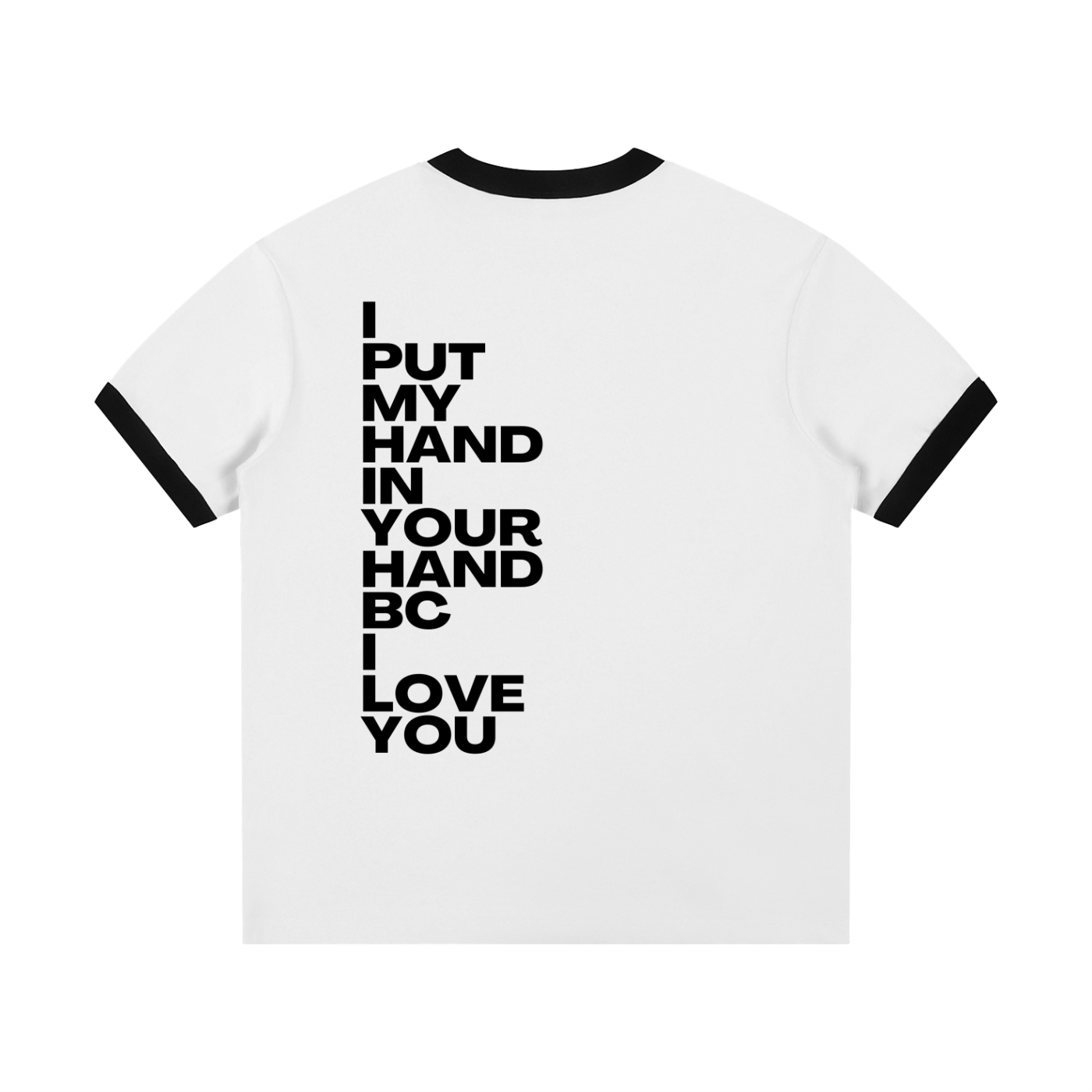 IPMHIYH Unisex Ribbed Crewneck T-Shirt