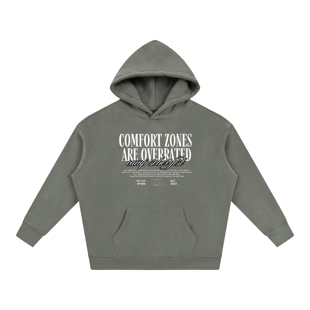 >Comfort Zones Oversize Fleeced Hoodie