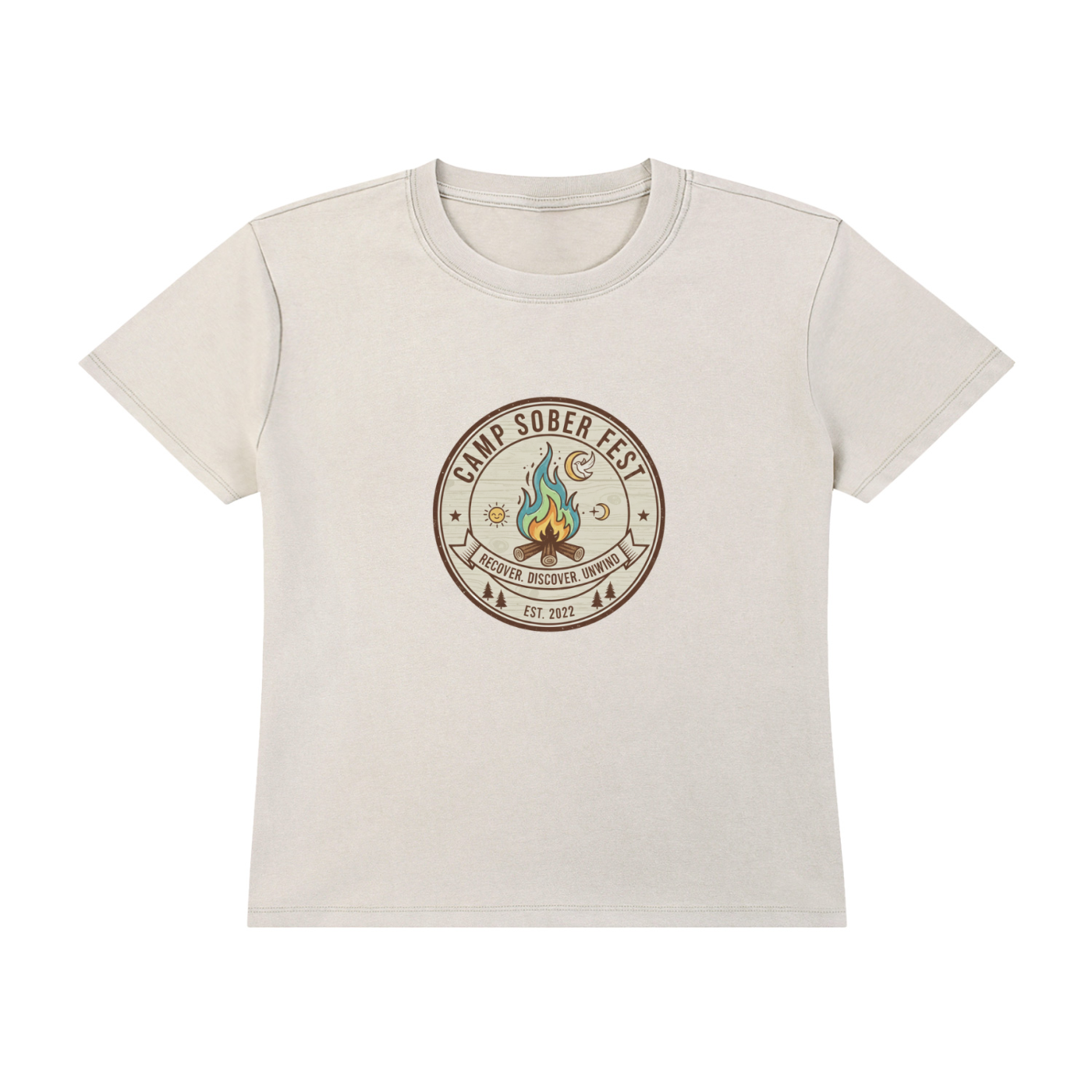 Vintage Recovery, Discover Unwind Wash Drop Shoulder T-shirt