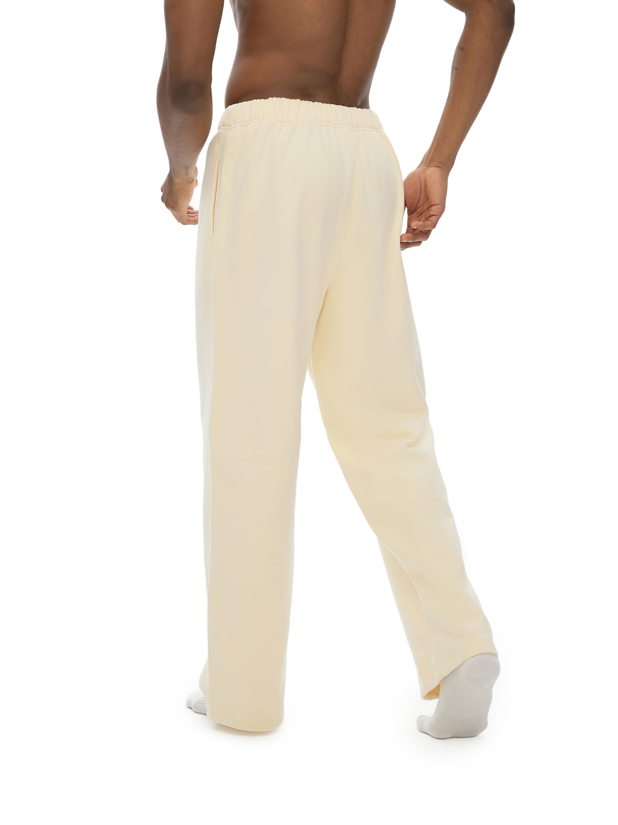 IPMHIYH Unisex Heavyweight Fleece Straight Leg Pants