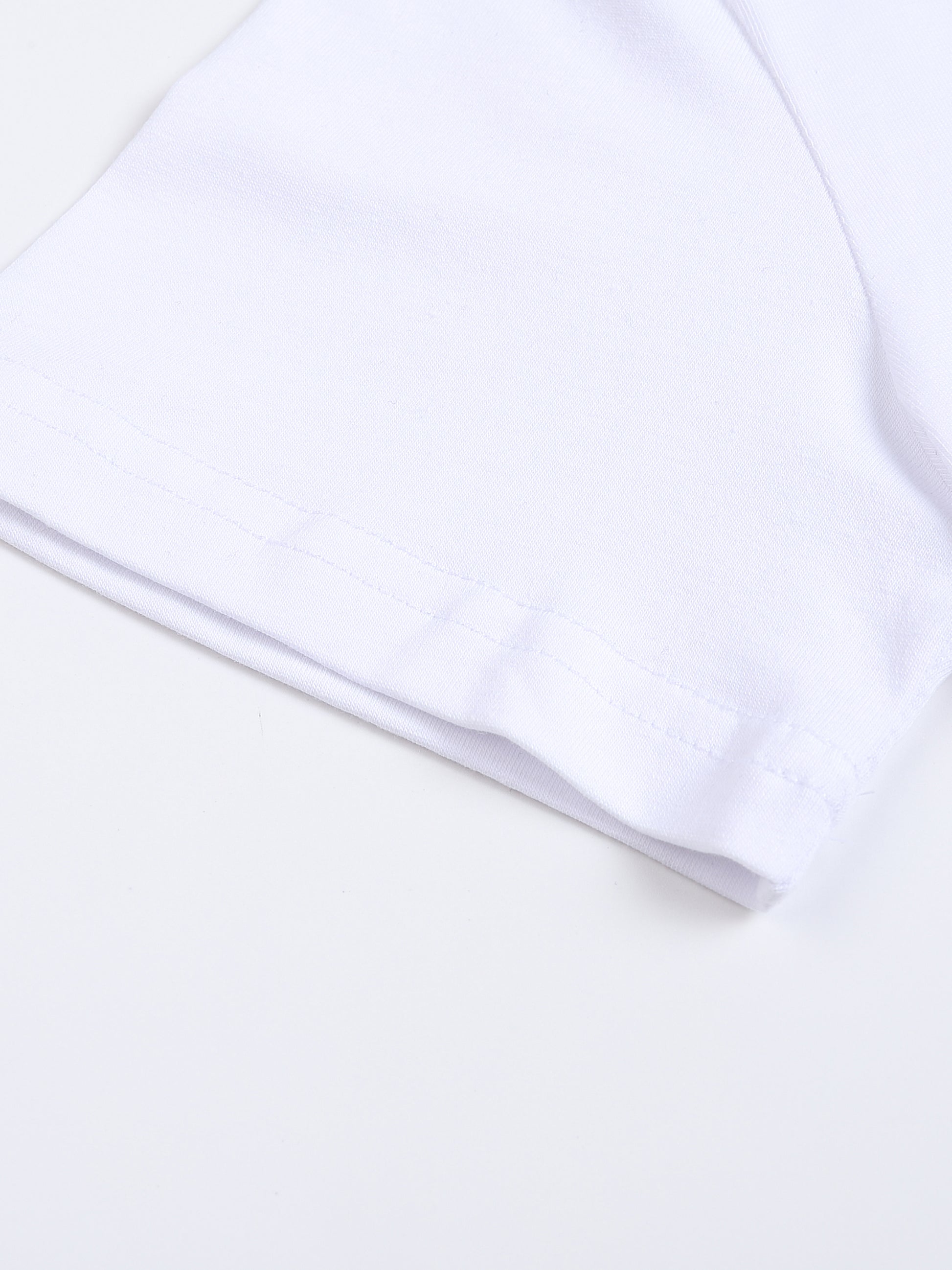 U AND I R LOVE Fitted Crop Cotton T-Shirt