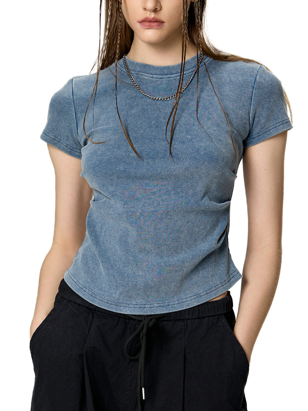 Women's Recover, Discover, Unwind Bodycon Cotton T-Shirt
