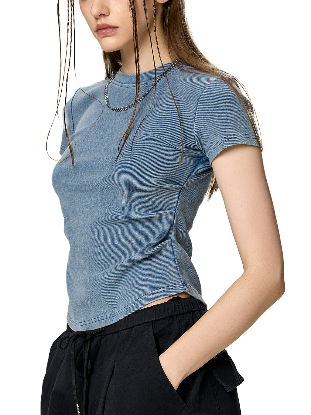 Women's Recover, Discover, Unwind Bodycon Cotton T-Shirt