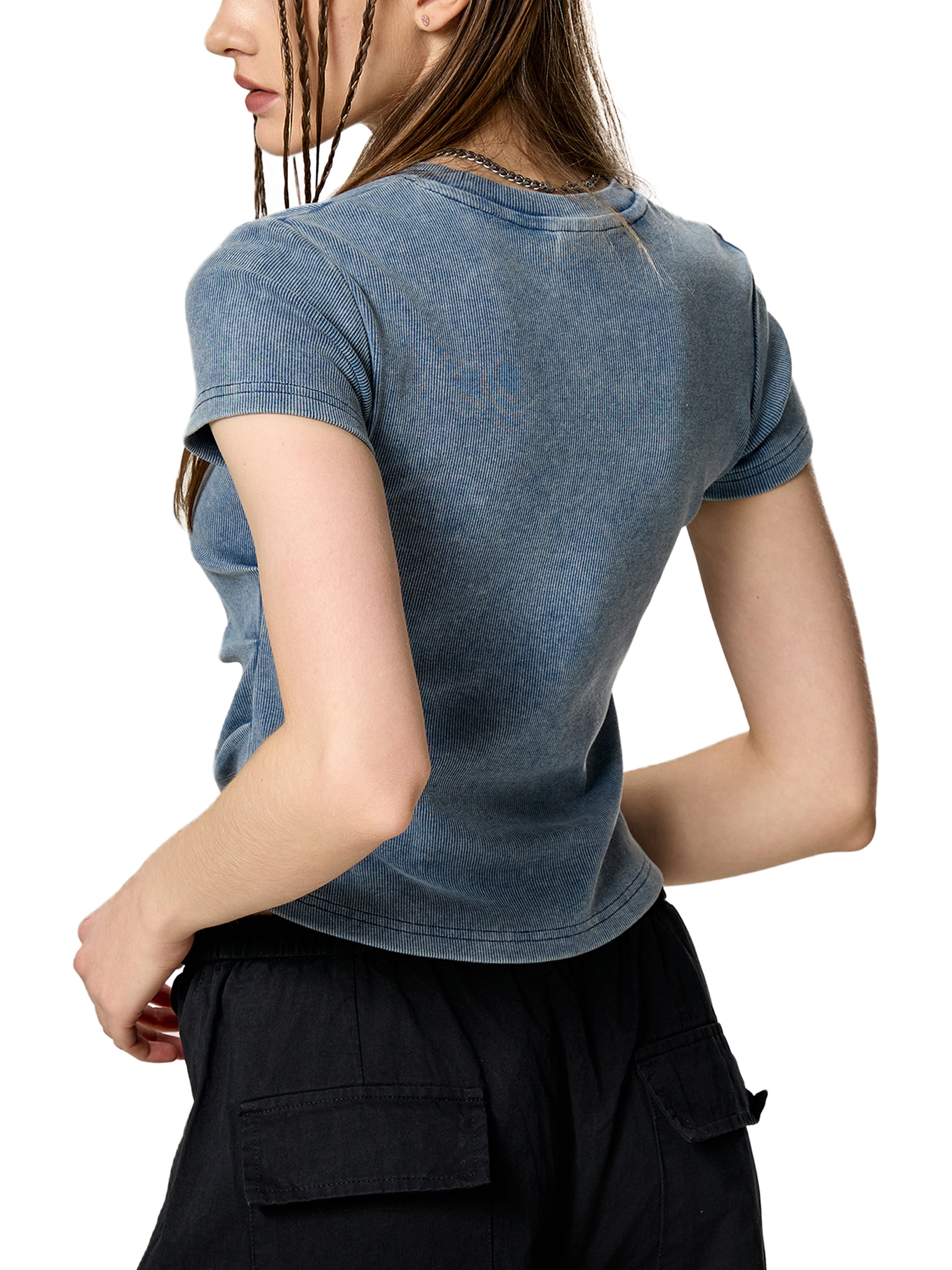 Women's Recover, Discover, Unwind Bodycon Cotton T-Shirt