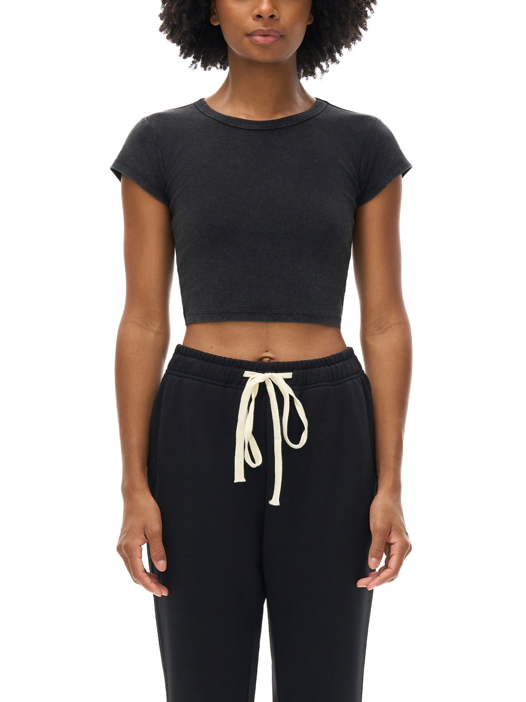 IPMHIYH Washed Crop Top