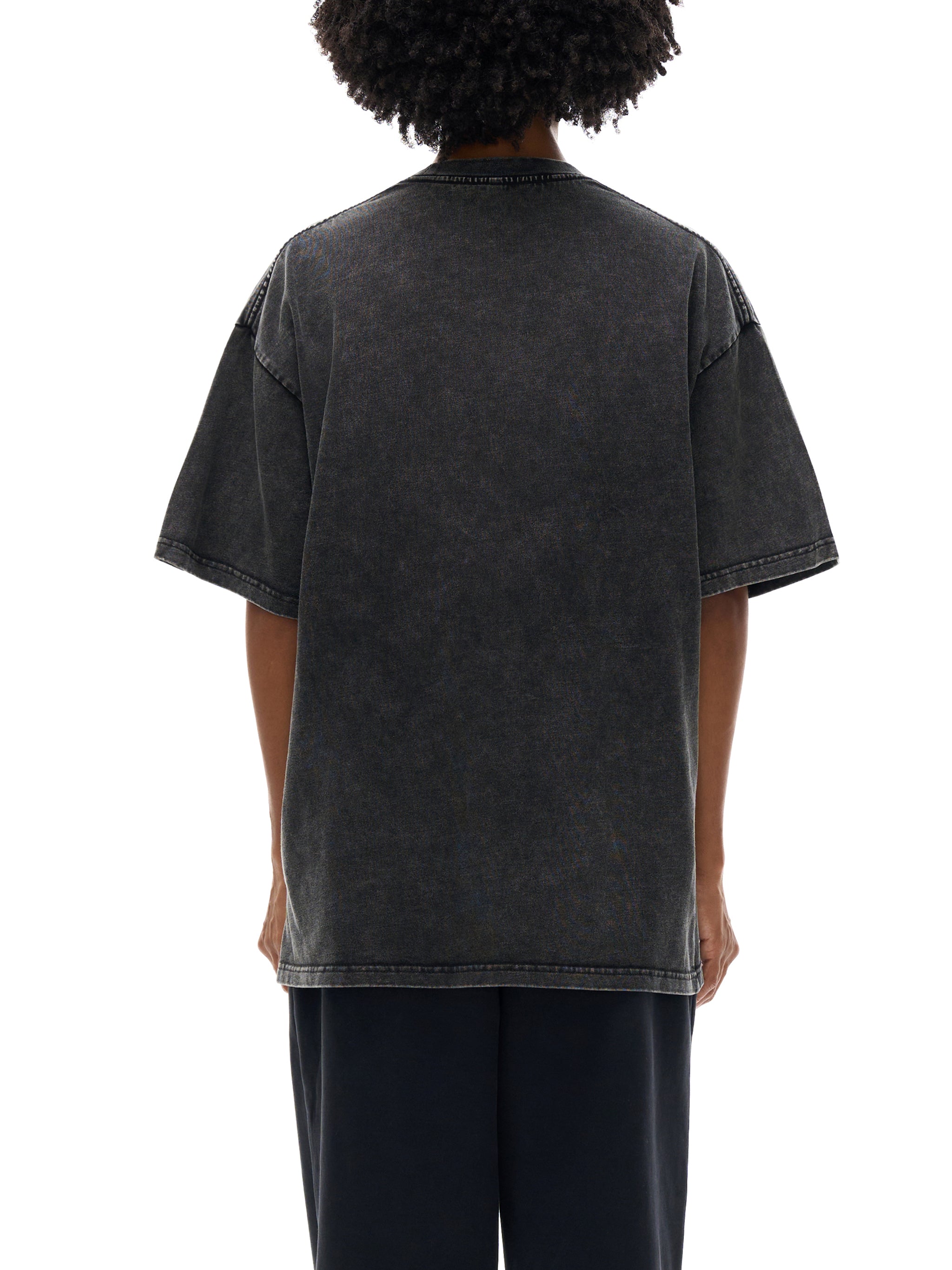 IPMHIYH Snow Washed Boxy Oversized Cotton T-Shirt