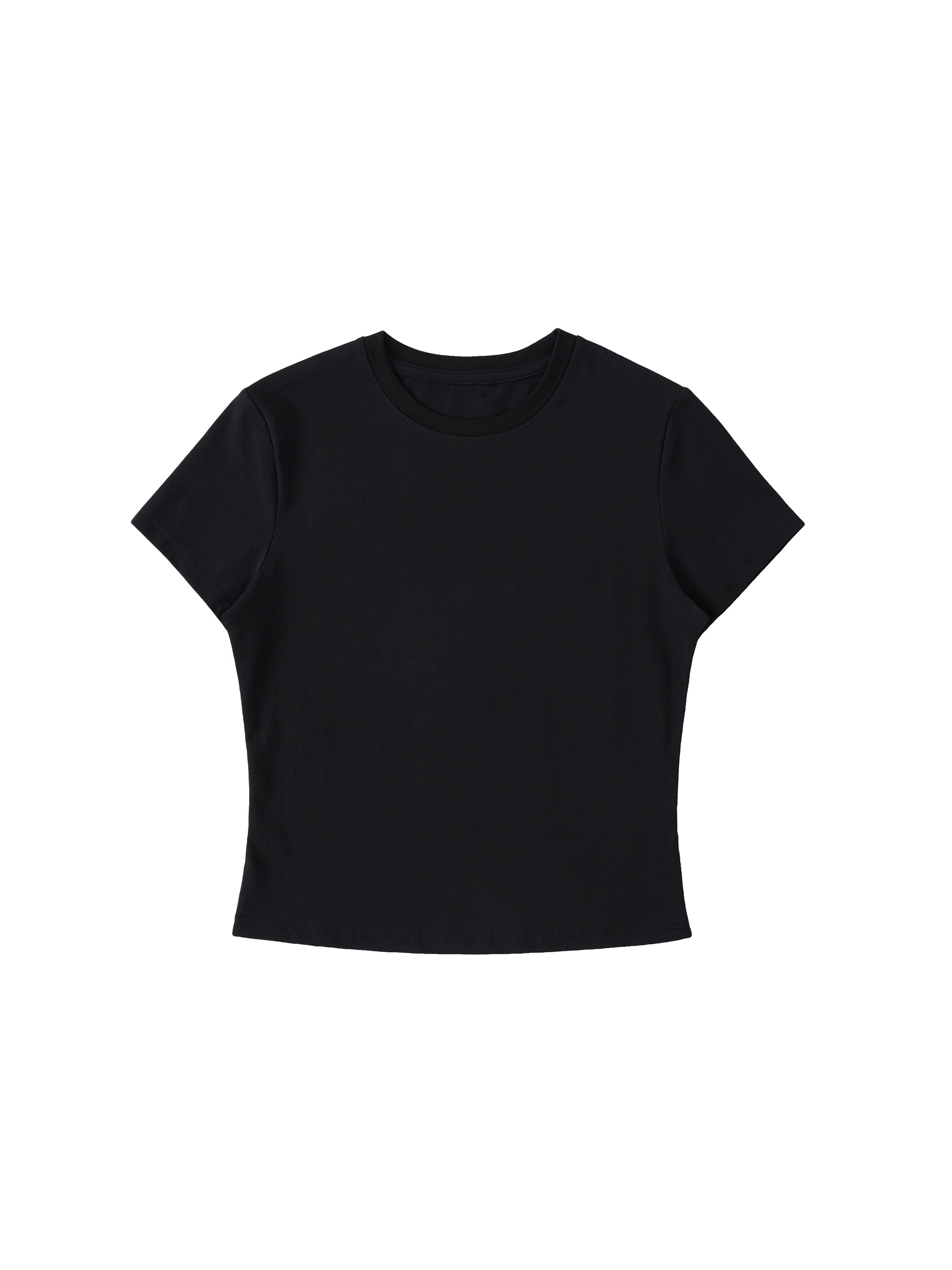 U AND I R LOVE Essential Bodycon Crewneck T-Shirt